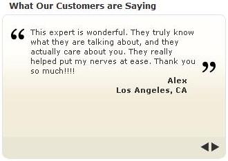 Just Answer Testimonial