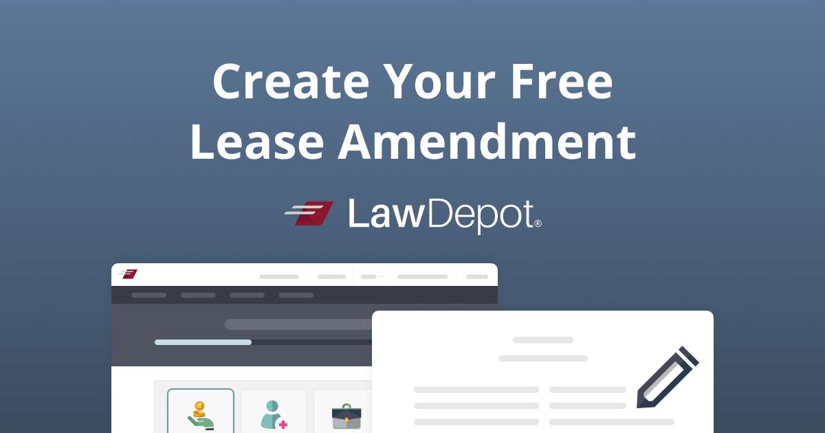 Lease Amendment | Free Lease Amendment Form (UK) | LawDepot